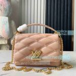 Replica L--V Nude Pink GO-14 Medium Baguette Bag